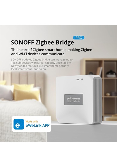 Zigbee Bridge Pro Zigbee Ağ Geçidi, Akıllı Ev Güvenlik Modlu Zigbee Cihazı, Wı-fı Ve Zigbee Çift Protokol Desteğ Standart