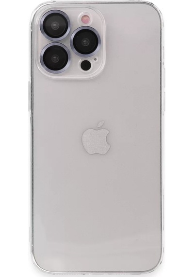 Newface Apple Uyumlu iPad iPhone 13 Pro Max Kılıf Luko Lens Silikon - Sierra Blue Mavi