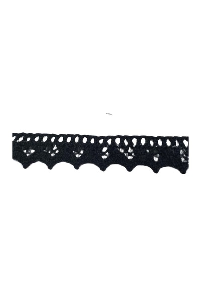 Kopanaki Dantel En 1,5 Cm Siyah 10 Metre