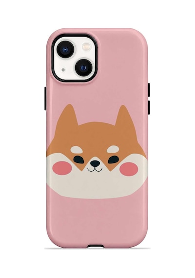 Velvoria Valestra Shiba Köpekli Apple Apple iPhone Uyumlu 15 Plus Magsafe Koruma Kılıfı Valestra Magline - Shiba Köpekli