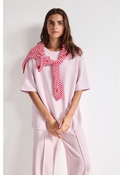 Defacto Oversize Düşük Omuzlu Bisiklet Yaka Kısa Kollu Basic Tişört I7541ax26aupn638 Pembe-pn638 Defacto Oversize Düşük Omuzlu Bisiklet Yaka Kısa Kollu Basic Tişört I7541ax26aupn638 Pembe-pn638