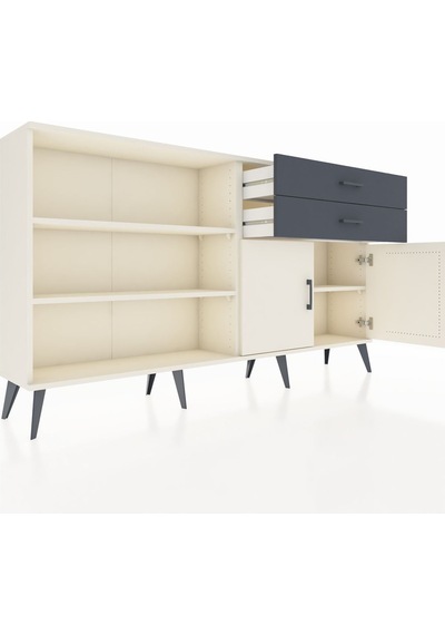 Arges Konsol 3 Raflı 2 Çekmeceli 2 Kapaklı 176x30x99 Aytaşı-aytaş Aytaşı-aytaşı/antrasit Arges Konsol 3 Raflı 2 Çekmeceli 2 Kapaklı 176x30x99 Aytaşı-aytaş Aytaşı-aytaşı/antrasit