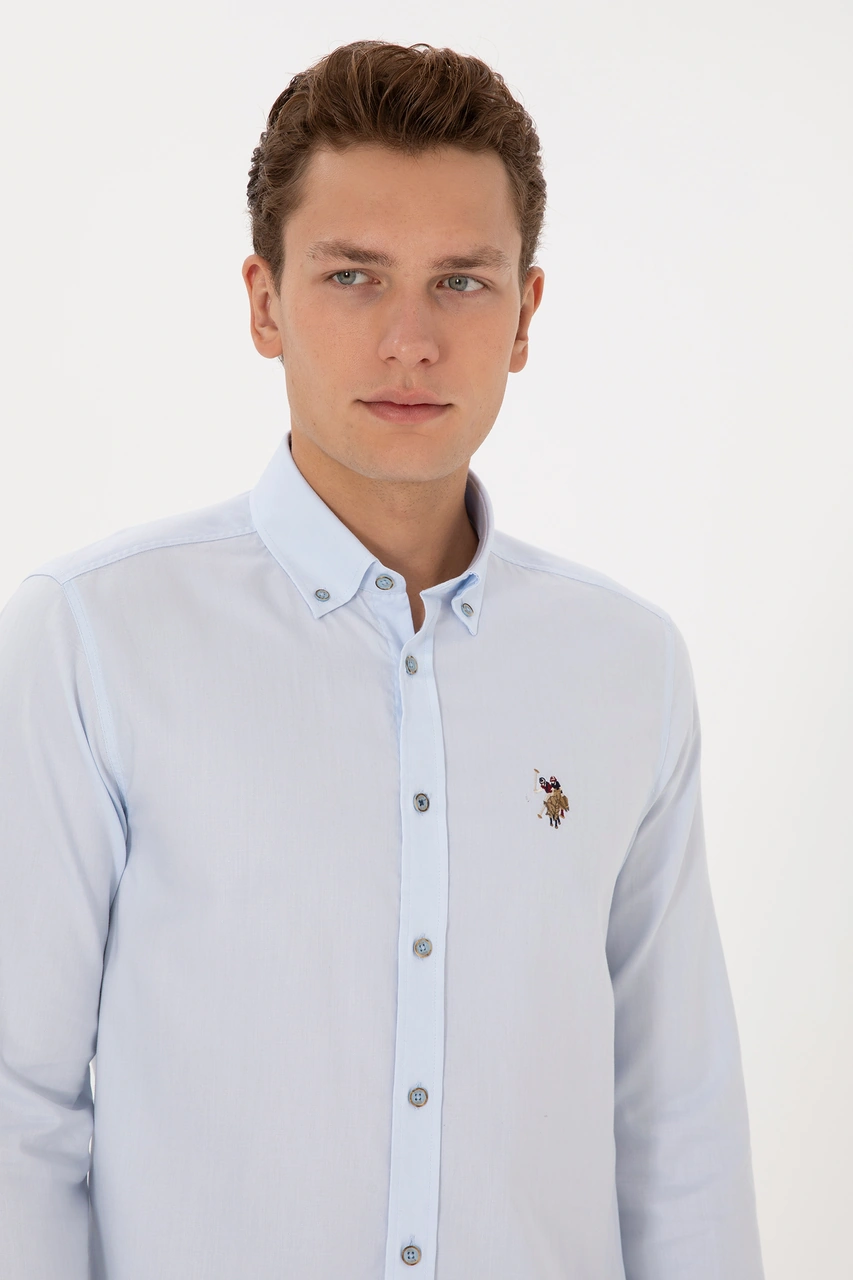 U.s. Polo Assn. Erkek Açık Mavi Gömlek Basic 50307659-vr003 Acık Mavı U.s. Polo Assn. Erkek Açık Mavi Gömlek Basic 50307659-vr003 Acık Mavı