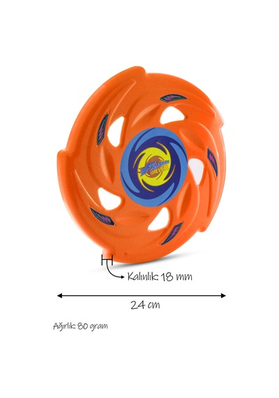 Frisbee Frizbi Fırlatma Diski Disk Atma Oyunu Çocuk Yetişkin Plaj Bahçe Oyuncak 24 cm 3LÜ