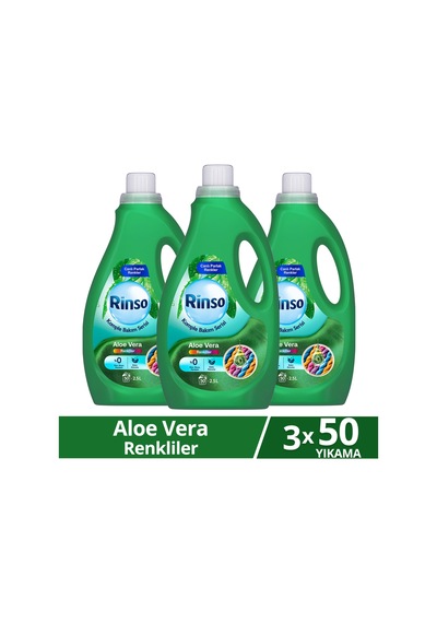 Sıvı Çamaşır Deterjanı Komple Bakım Serisi Aloe Vera Renkliler İçin 2.5 L X3 Diğer