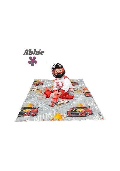 Abbie Erkek Oyuncak Minderi Gri