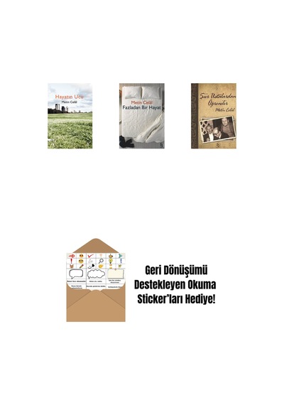 Hayatın Ucu + Fazladan Bir Hayat + Şiir Ustalardan Öğrenilir + Okuma Sticker'ları