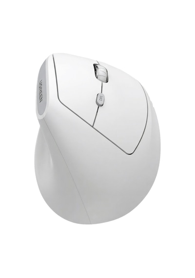 Ugreen Dikey Ergonomik Kablosuz Mouse, Bluetooth & 2.4ghz, 4000 Dpi, Beyaz Pilli , 95902b Standart