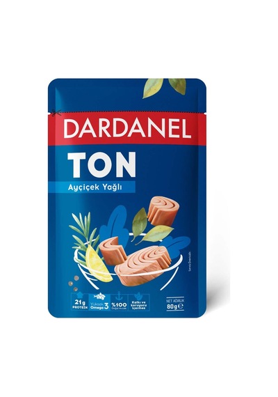 Dardanel Ayçiçekyağlı Poşet Ton 80 G - 8 Adet Tarı