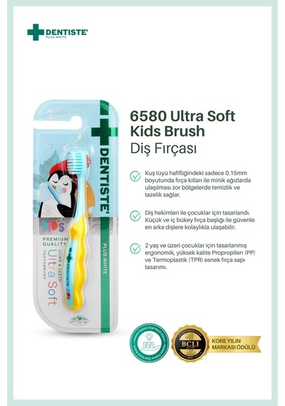 Kıds Toothbrush Sarı - Mavi