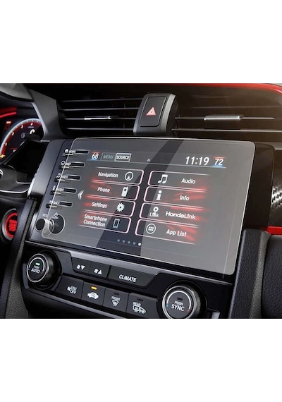 Honda Civic Makyajlı Kasa Fc5 Navigasyon Ekran Koruyucu 9h Nano