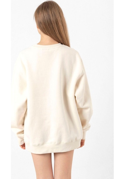 About Blank Tshirthane Hp Logo Ekru Kadın 2ip Sweatshirt P21474s7880, L Acı Kahverengi