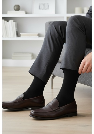 Socketta 3'lü Füme Erkek Business Bambu Dikişsiz Takviyeli İnce Yazlık Soket Çorap - Premium Gri Socketta 3'lü Füme Erkek Business Bambu Dikişsiz Takviyeli İnce Yazlık Soket Çorap - Premium Gri