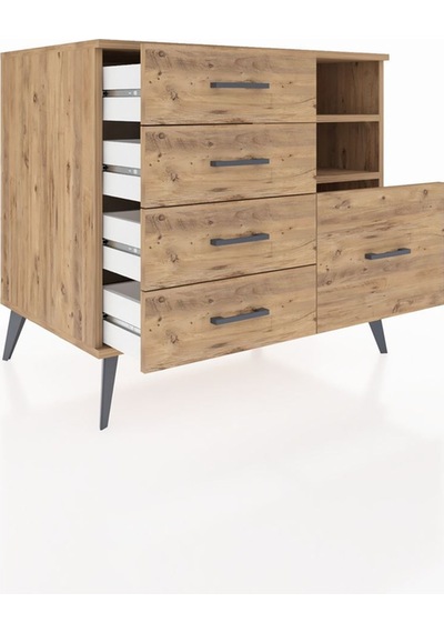Kronos Şifonyer 2 Raflı 5 Çekmeceli 88x59x80 Çam-çam Çam Kronos Şifonyer 2 Raflı 5 Çekmeceli 88x59x80 Çam-çam Çam
