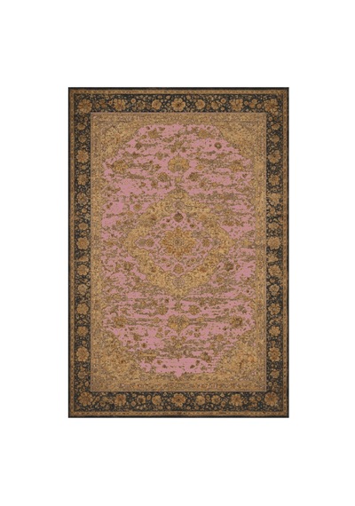 Kartela Halı Novi Halı Jüt Taban Dokuma Halı Gül Kurusu - 100 X 150 Cm