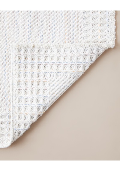 Pearly Dokuma Kilim 80x150 Cm Ekru-mavi-turuncu