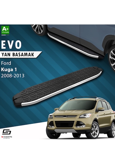 S-dizayn Ford Kuga 1 Evo Krom Yan Basamak 183 Cm 2008-2012