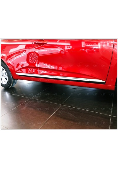 Renault Clio 5 Hb Krom Yan Kapı Çıtası 4 Prç P.Çelik 2019 Üzeri