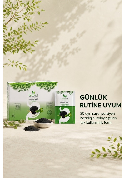 Serravit Humik Asit İçeren Prebiyotik 20 Şase
