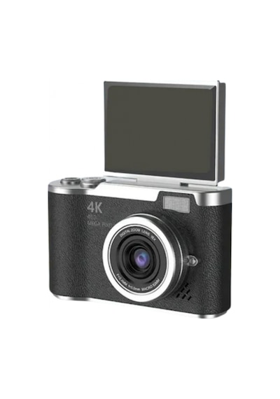 4k Dijital Kamera 48 Mp 8x Zoom Ve 180 Derece Flip Ekran Vlog Çekim Özellikli