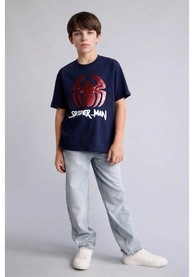 Defacto %100 Pamuk Loose Fit Açık Mavi Erkek Çocuk Jean Pantolon H2152a8/nm39