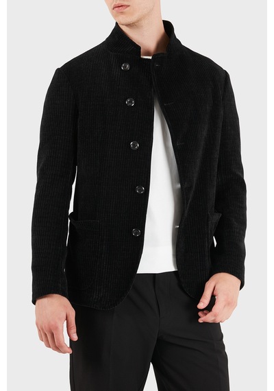 Emporio Armani Hakim Yaka Fermuarlı Astarlı Ceket Erkek Ceket Em005607 Te23228 Uc001 Siyah Emporio Armani Hakim Yaka Fermuarlı Astarlı Ceket Erkek Ceket Em005607 Te23228 Uc001 Siyah