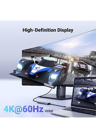 Type-c Usb Hdmı Thunderbolt 3.0 Dönüştürücü Hub Düşük Gecikme İle Stüdyo Kalitesinde Bağlantı