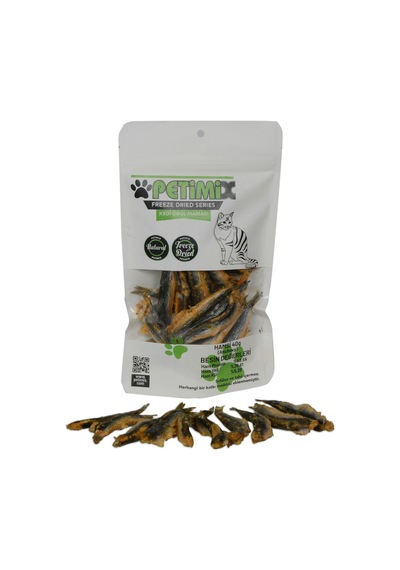 Petimix Freeze Dry Hamsi Kedi Ödül Maması 40 G