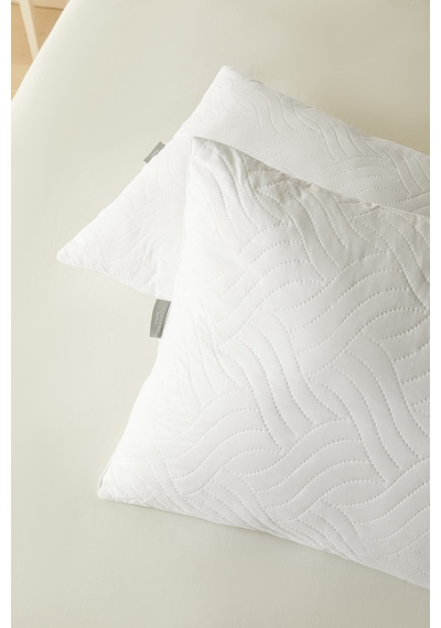 Ocean Home Textile 2'li 900 Gr Kapitoneli Silikon Yastık Seti 50 X 70 Cm Beyaz