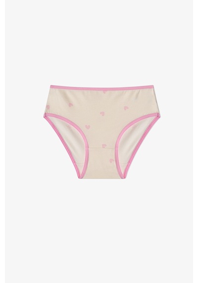 Penti Kız Çocuk Pembe Unilove Unicorn Desenli 5li Slip Külot