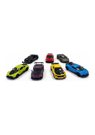 8.5cm 1:64 Kapıları Açılan Spor Çekbırak Araba