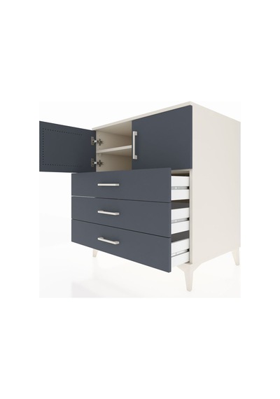 Kronos Şifonyer 2 Raflı 3 Çekmeceli 2 Kapaklı 88x59x96 Aytaşı-antrasit Aytası Kronos Şifonyer 2 Raflı 3 Çekmeceli 2 Kapaklı 88x59x96 Aytaşı-antrasit Aytası