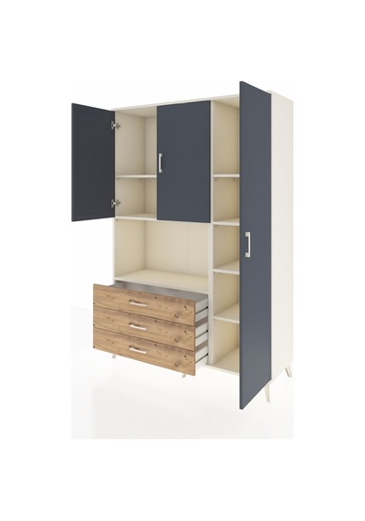 Hyperion Dolap 7 Raflı 3 Çekmeceli 3 Kapaklı 132x44x195 Aytaşı-antrasit/çam Antrasıt/atlas Çam Hyperion Dolap 7 Raflı 3 Çekmeceli 3 Kapaklı 132x44x195 Aytaşı-antrasit/çam Antrasıt/atlas Çam