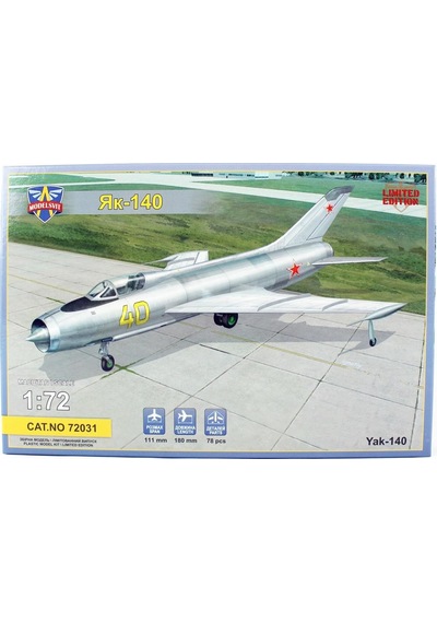 Modelsvit Msvıt72031 1/72 Ölçek, Yak 140 Prototype Savaş Uçağı, Plastik Model Kiti-51413