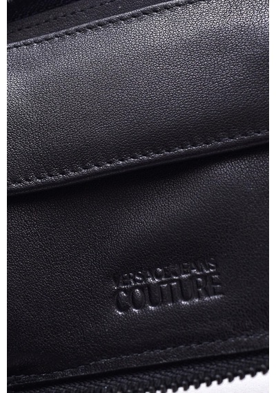 Versace Jeans Couture 75Ya5Pb4 Erkek Cüzdan Black-Gold Siyah - Altın