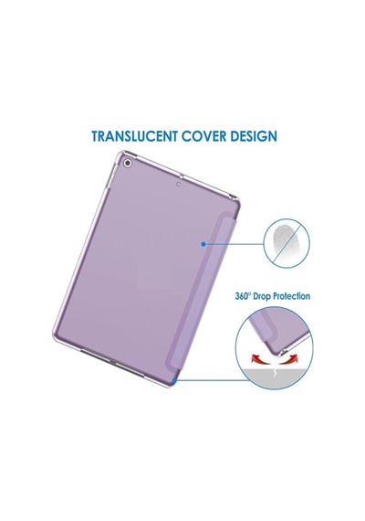 Apple Uyumlu   iPad  8. Ve 9. Nesil 2020 /2021 10.2 Inç Tablet Flip Smart Standlı Akıllı Kılıf Smart Cover
