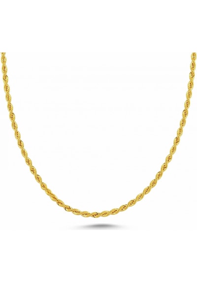 Altın Halat Zincir 3,80 MM 80 CM 14 Ayar