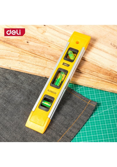 Delı Hassas Su Terazisi Sarı Abs Gövde 230mm