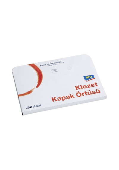 Aro Klozet Kapak Örtüsü 250'li - Hijyenik Ve Pratik Çözüm 6'li Avantaj Paketi - 6 Adet Tarı Beyaz