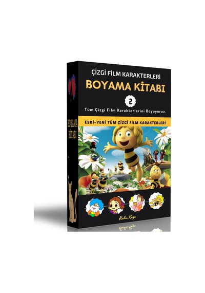 Çizgi Film Karakterleri Boyama Kitabı-2
