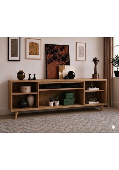 Legno 180cm Konsol Safir Meşe-antrasit Safir - Antrasit