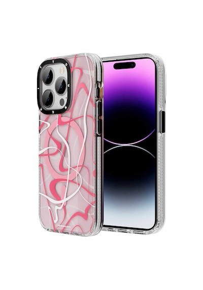 YoungKit Apple Uyumlu iPhone 14 Pro Max Kılıf Magsafe Şarj Özellikli Youngkit Water-Ink Serisi Kapak Youngkit-10201