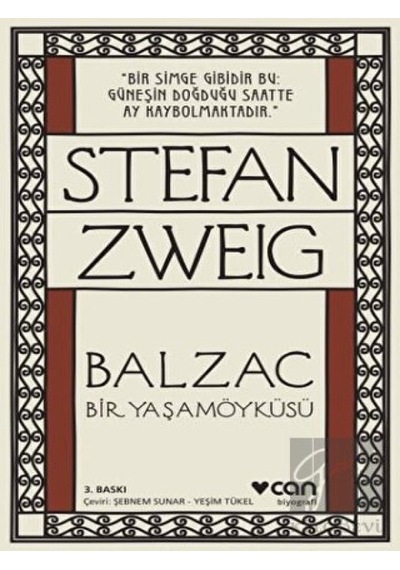 Can Yayınları - Balzac - Bir Yaşamöyküsü