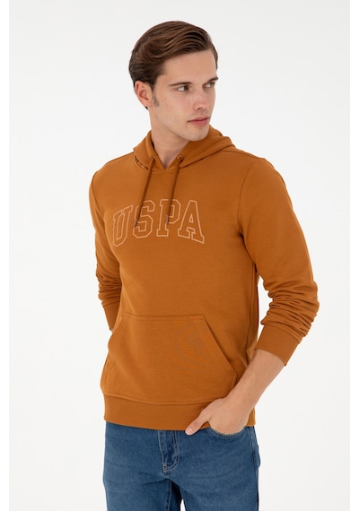 U.S. Polo Assn. Erkek Regular Fit Kapüşonlu Coconut Basic Sweatshirt 50295175-VR153