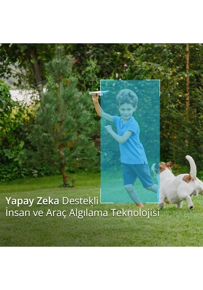Ezviz H9c Dual 3mp 2k Çift Lensli 360 Dönebilen Dış Mekan Wi-fi Kamerası, Yapay Zeka İnsan Ve Araç Algılama, Renkli Gece Görüşü
