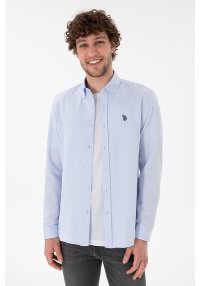 U.s. Polo Assn. Erkek Açık Mavi Gömlek Basic 50306338-vr003 Acık Mavı Açık Mavi U.s. Polo Assn. Erkek Açık Mavi Gömlek Basic 50306338-vr003 Acık Mavı Açık Mavi