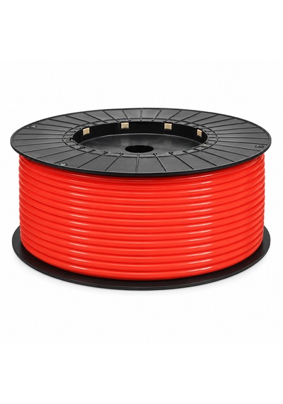 Flexamide 10x12 Mm 100 Metre Kırmızı Polyamid 12 Hava Hortumu 1 Top Pa121012