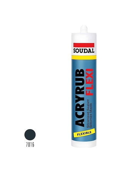 Soudal Acryrub Flexi Silikonize Mastik Antrasit Gri 310 Ml 114306 Antrasit - Gri