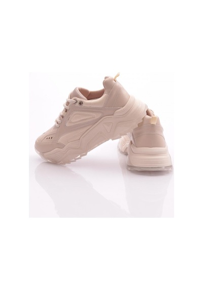 Dgn 65118 Kadin Bağcikli Sneaker Ayakkabi 65118-2027-R0152 Bej