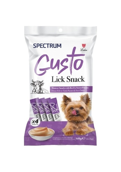 Gusto Dana Etli Ve Tatlı Patatesli Köpek Sıvı Ödülü 4x15 Gr